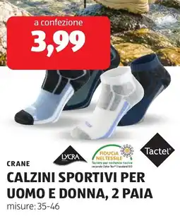 ALDI Calzini sportivi per uomo e donna offerta