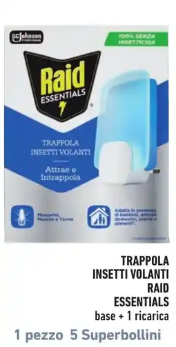 Spazio Conad Trappola insetti volanti raid essentials offerta