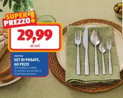ALDI CROFTON SET DI POSATE offerta