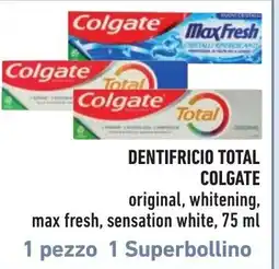 Spazio Conad DENTIFRICIO TOTAL COLGATE offerta