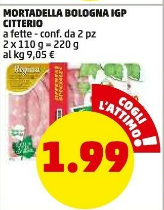 PENNY Mortadella bologna igp offerta