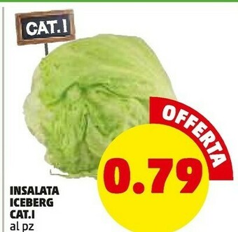 PENNY Insalata iceberg offerta