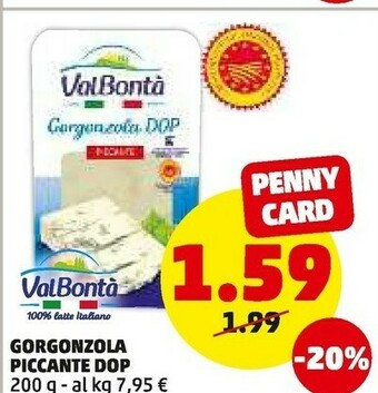 PENNY Gorgonzola piccante dop offerta