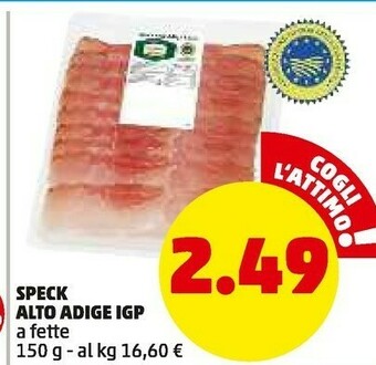 PENNY Speck alto adige igp offerta