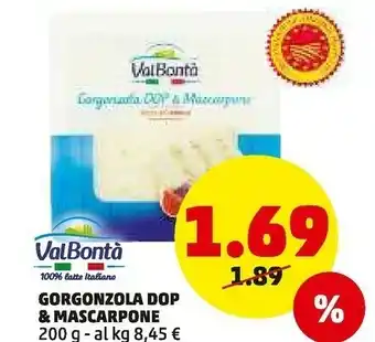 PENNY Gorgonzola dop & mascarpone offerta