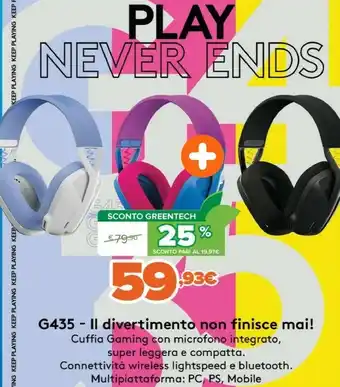 Expert G g435 auricolare wireless a padiglione giocare bluetooth nero, giallo offerta