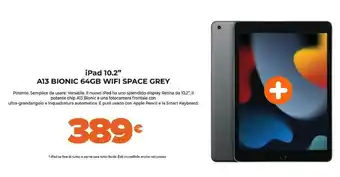 Ipad 10.2'' a13 bionic 64gb wifi space grey