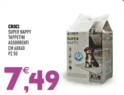 Ayoka Croci super nappy tappetini assorbenti offerta