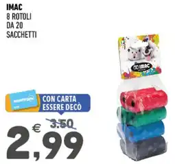 Ayoka Imac 8 rotoli da 20 sacchetti offerta