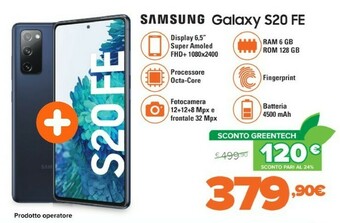 Expert Galaxy s20 fe offerta