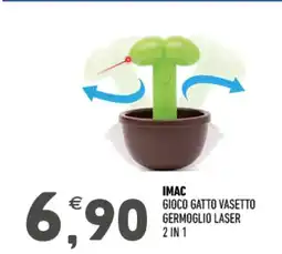 Ayoka Imac gioco gatto vasetto germoglio laser 2 in 1 offerta