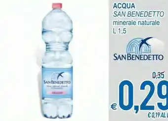 MD Discount San benedetto - acqua minerale naturale offerta