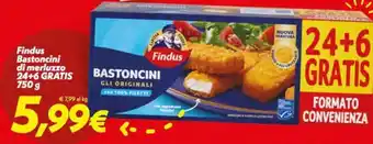 Iper Super Conveniente Findus Bastoncini di merluzzo offerta