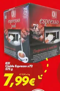 Iper Super Conveniente Kili Cialde Espresso offerta