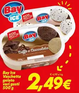 Iper Super Conveniente Bay Ice Vaschetta gelato vari gusti offerta