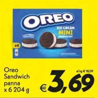 Iper Super Conveniente Oreo Sandwich panna offerta