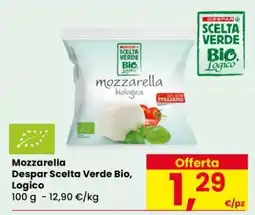 Eurospar Mozzarella Despar Scelta Verde Bio, Logico offerta