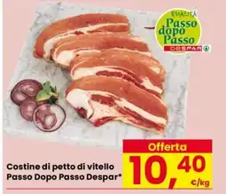 Eurospar Costine di petto di vitello offerta