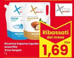 Eurospar Ricarica Sapone Liquido assortita offerta
