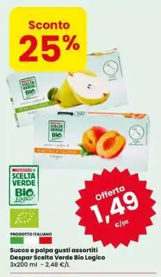 Eurospar Despar Scelta Verde Bio Logico offerta