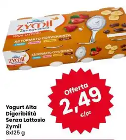 Eurospar Yogurt Alta Digeribilità Senza Lattosio Zymil offerta