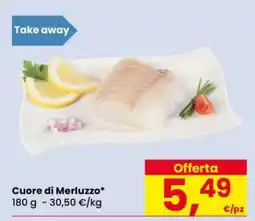 Eurospar CUORE DI MERLUZZO offerta