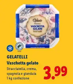 Lidl Gelatelli Vaschetta gelato offerta