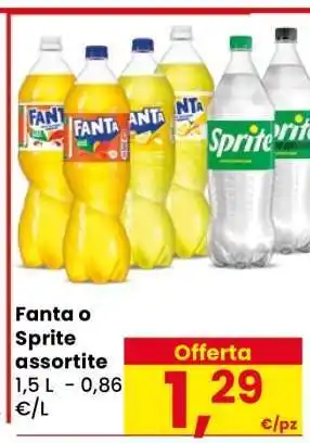 Eurospar Fanta o sprite assortite offerta