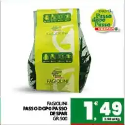 Eurospar FAGIOLINI PASSO DOPO PASSO DE SPAR offerta