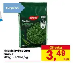 Eurospar Pisellini Primavera Findus offerta