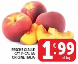 Deco Supermercati PESCHE GIALLE offerta