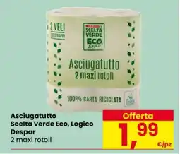 Eurospar Asciugatutto Scelta Verde Eco, Logico Despar offerta