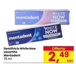 Eurospar Dentifricio White Now assortito offerta
