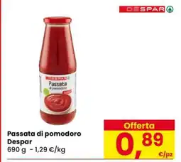 Eurospar Passata di pomodoro offerta