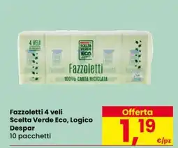 Eurospar FAZZOLETTI 4 VELI offerta