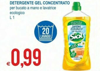 MD Discount Detergente gel concentrato per bucato a mano e lavatrice ecologico offerta