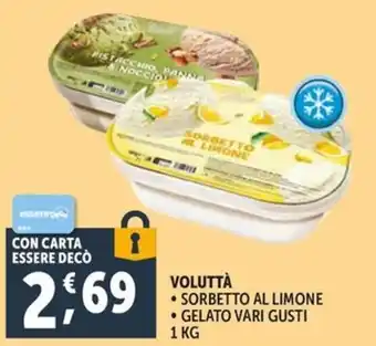 VOLUTTÀ SORBETTO AL LIMONE