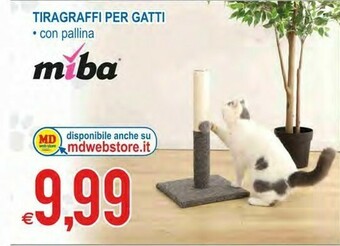MD Discount Miba tiragraffi per gatti offerta