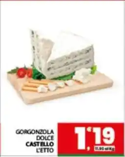 Eurospar Gorgonzola Dolce Castello offerta