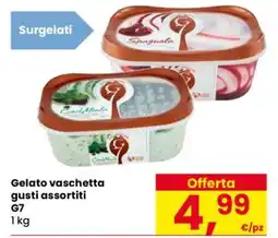 Eurospar Gelato vaschetta gusti assortiti offerta