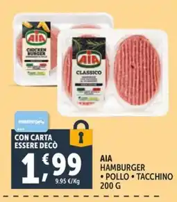 Deco Supermercati AIA HAMBURGER offerta