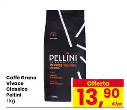 Eurospar Caffè Grano Vivace Classico Pellini offerta
