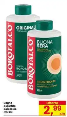 Eurospar Bagno assortito Borotalco offerta