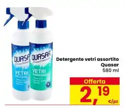 Eurospar Detergente vetri assortito Quasar offerta