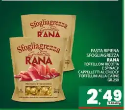 Eurospar Sfogliagrezza Rana offerta