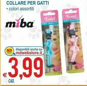 MD Discount Miba collare per gatti offerta