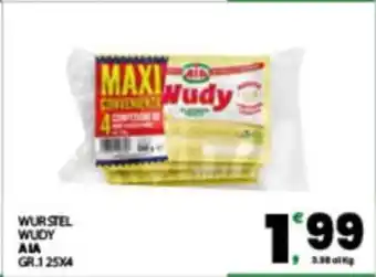 Eurospar WÜRSTEL WUDY offerta