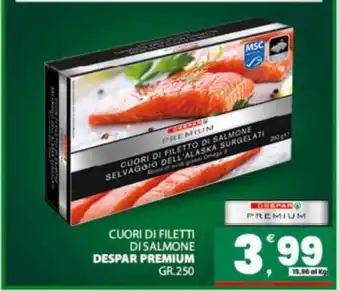 Eurospar CUORI DI FILETTI DI SALMONE offerta