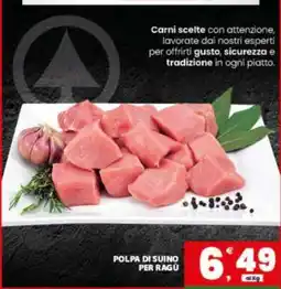 Eurospar Polpa di suino per ragù offerta