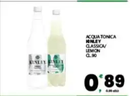 Eurospar ACQUA TONICA KINLEY CLASSICA/LEMON CL. 90 offerta
